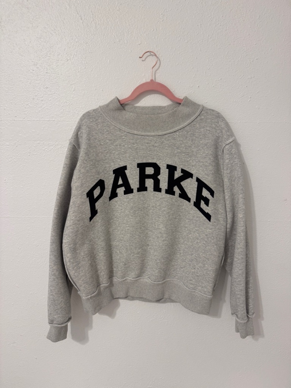 Parke x SET Grey Reversible Mockneck
